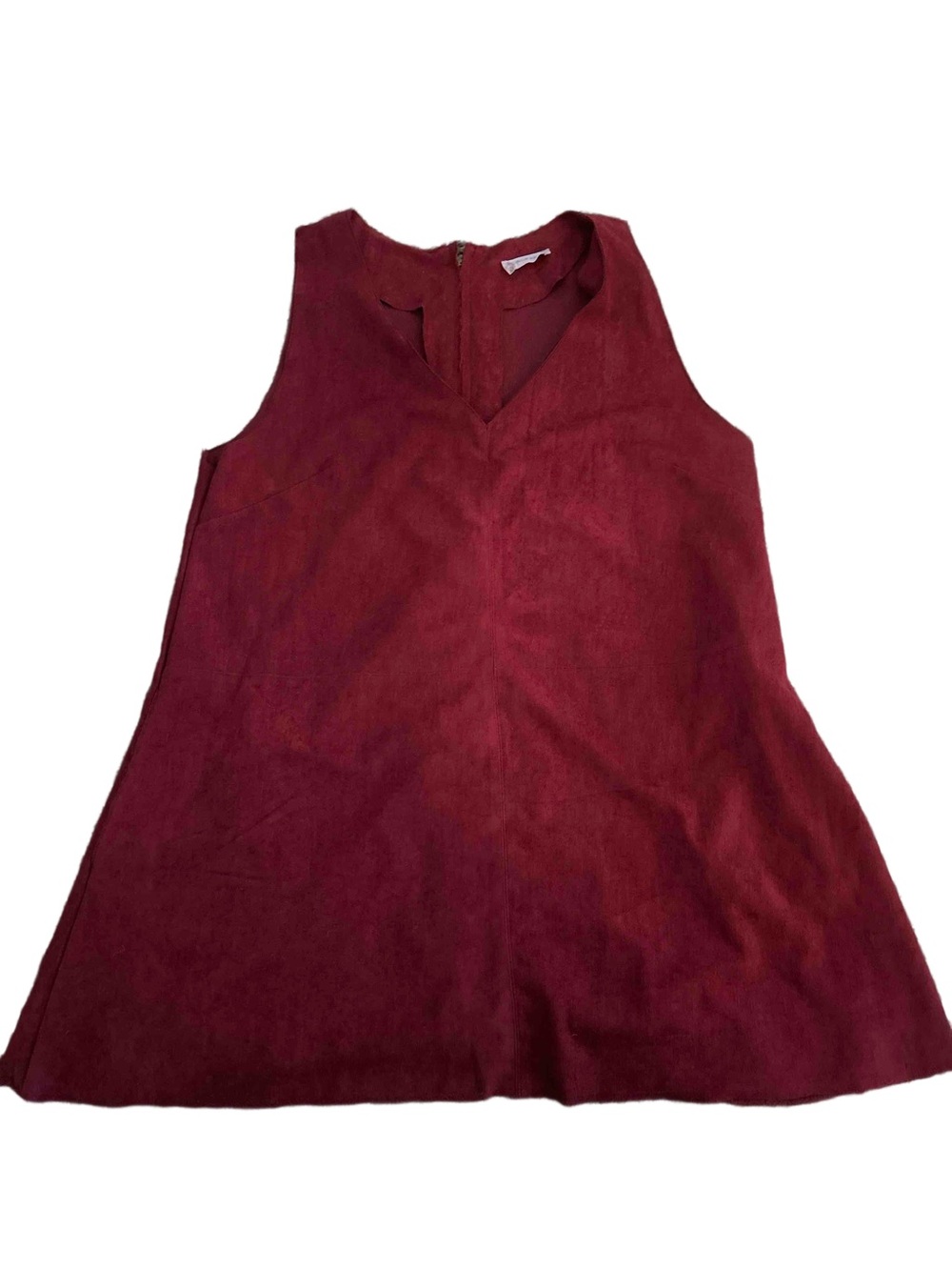 Altar'd State Sleeveless V-Neck A-Line Dress - Wine